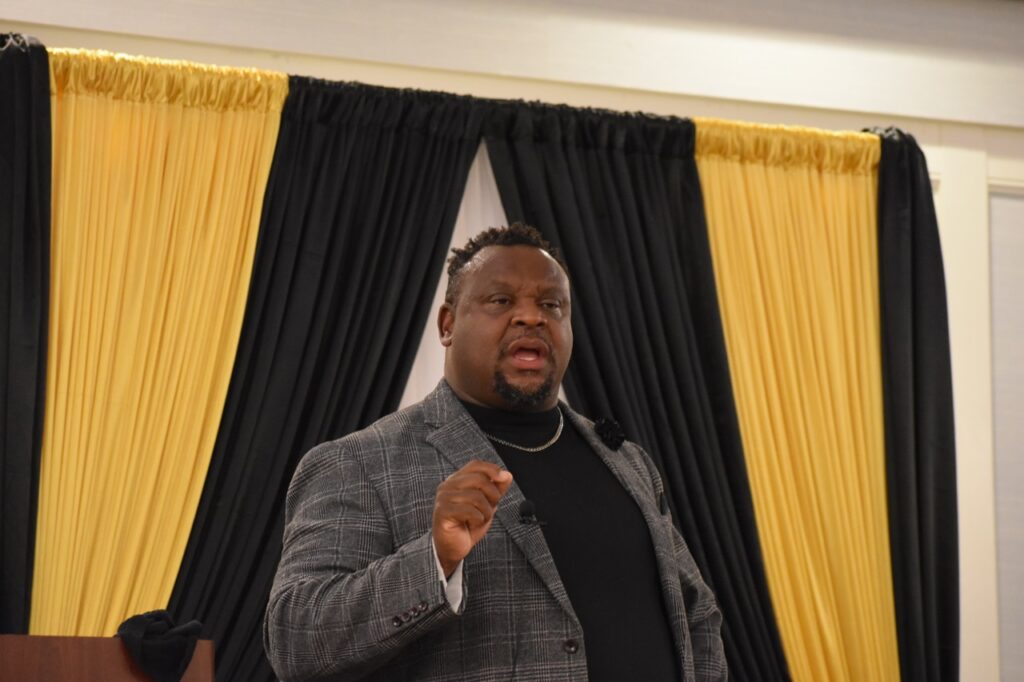 black and brown professionals from Eastern Iowa converged at the Graduate by Hilton Iowa City for the first annual Empowerment Symposium: Inspiring Black & Brown Professionals to Lead.