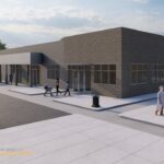 A rendering of the proposed North Liberty Community Pantry, located at 350 W. Penn St. The nonprofit will break ground Oct. 1.