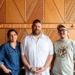 Riene Gelman (left), Sam Gelman (middle), Edwin Lee (right), are the team behind Paper Crane Ramen Shop & Cocktail Lounge. CREDIT IOWA CITY DOWNTOWN DISTRICT