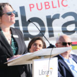 Dara Schmidt Cedar Rapids westside library groundbreaking