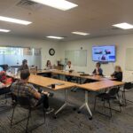HR Circle meets for the first time at MERGE in Iowa City on Sept. 12.