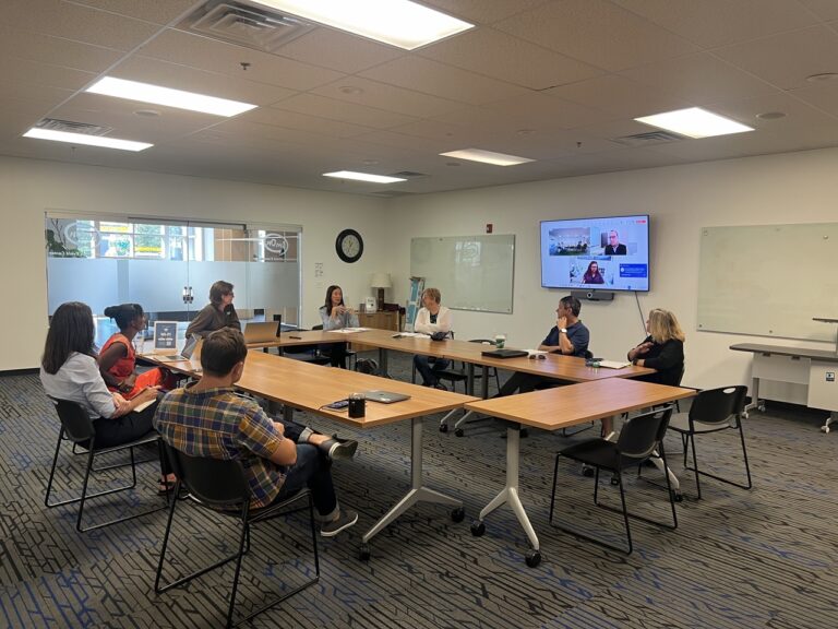 HR Circle meets for the first time at MERGE in Iowa City on Sept. 12.