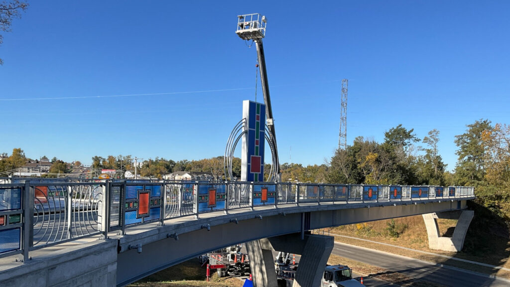 CeMar trail bridge Marion Boulevard