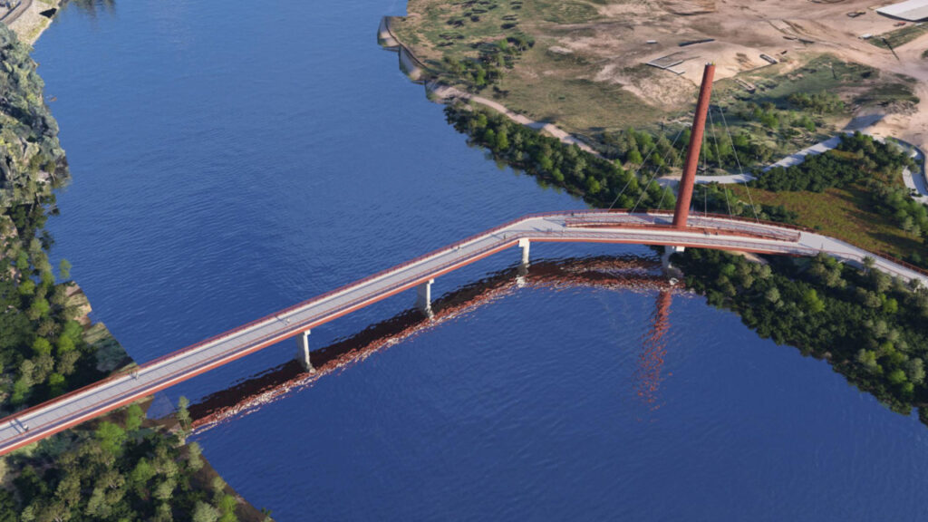 Alliant Energy LightLine bridge 1