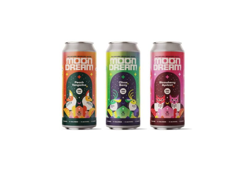 MoonDream THC beverages. CREDIT MOONDREAM