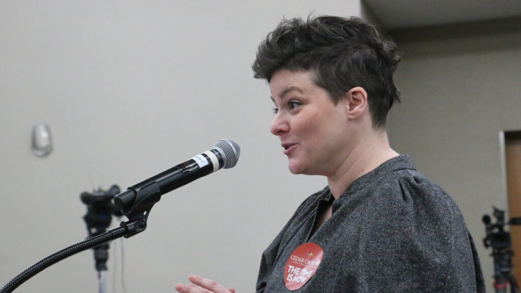 Katie Hallman Cedar Rapids casino public input