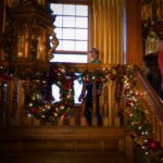 Visitors tour the Brucemore Mansion at 2160 Linden Dr. SE Cedar Rapids. The National Trust Historic Site was named one of the top ten “Best Holiday Historic Home Tours” in the country by USA Today’s 10Best Readers’ Choice Awards.