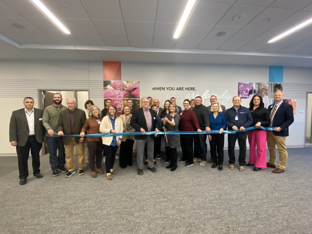 Officials celebrate the upcoming opening of UnityPoint's newest PACE Senior Care location, 1450 North Center Point Rd., Hiawatha, with a ribbon cutting. CREDIT UNITYPOINT