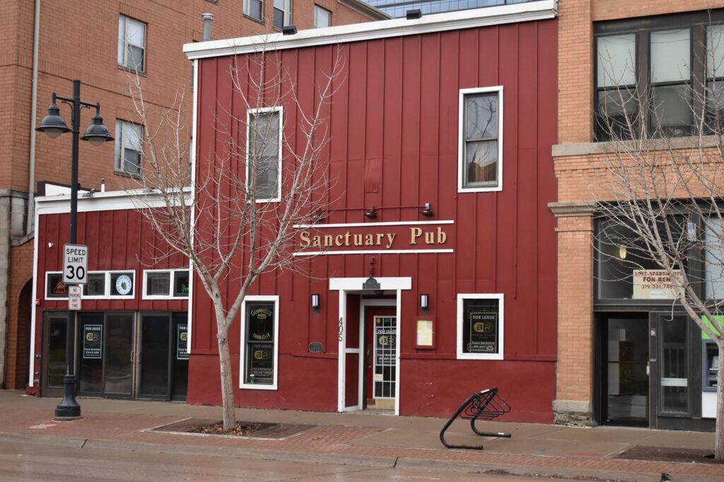 English-inspired Sanctuary Pub, at 405 S. Gilbert St.