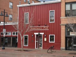 English-inspired Sanctuary Pub, at 405 S. Gilbert St.