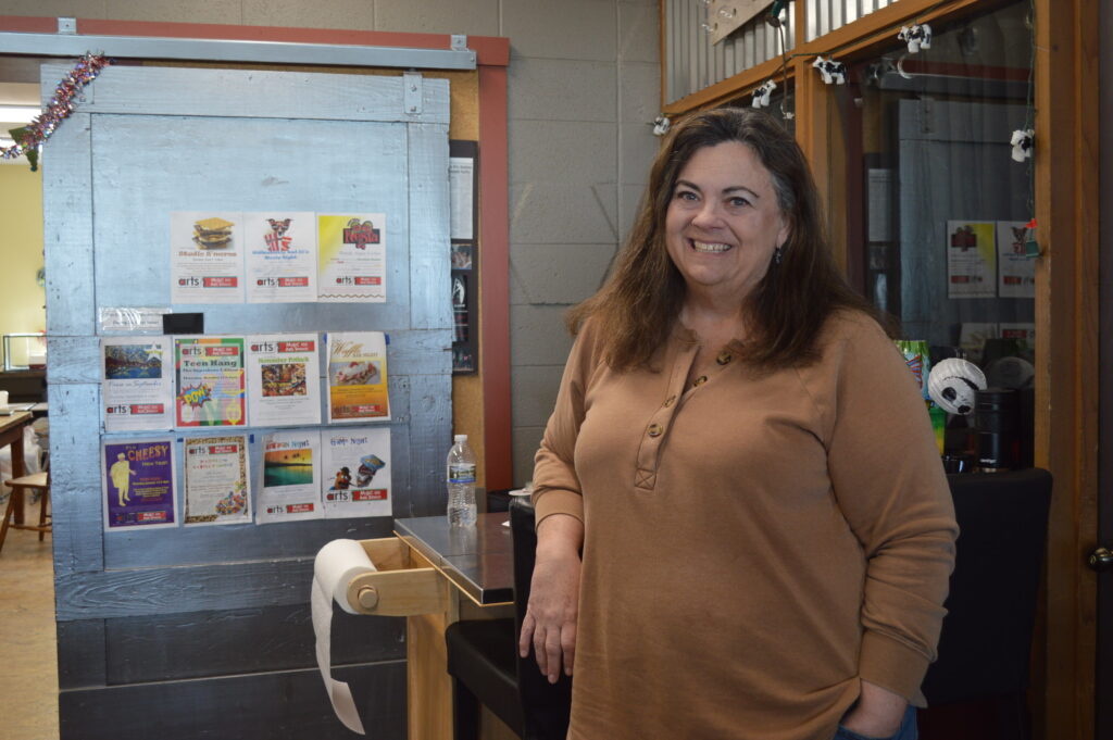 Executive Director Heather Wagner is shown Jan. 16 at one of the Eastern Iowa Arts Academy's current buildings in northeast Cedar Rapids. CREDIT Cindy Hadish