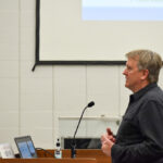 Steve Long, owner of owner real estate development company Salida Partners and a representative for Iceberg Development Group, addresses the Iowa City Council Jan. 7. CREDIT ANNIE SMITH BARKALOW