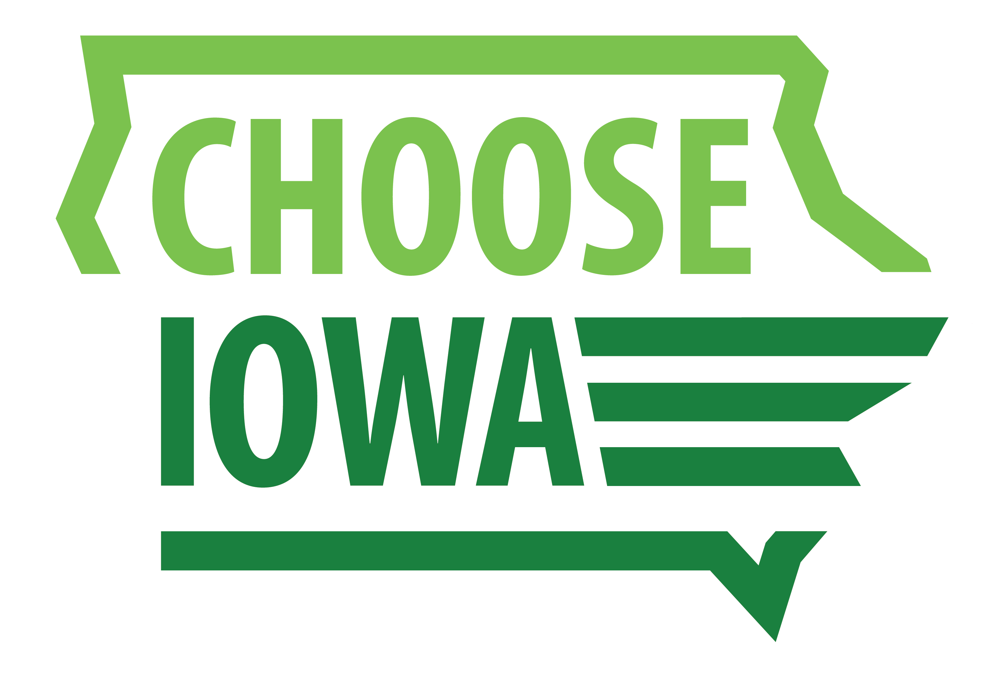Choose Iowa Logo - White Background TM-02