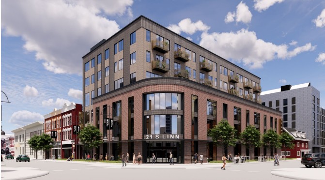 A rendering of Grand Rail Development's proposed structure.