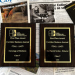 The Corridor Business Journal (CBJ) was honored with three awards at the statewide 2025 Iowa Newspaper Association (INA) Convention and Awards Ceremony on Feb. 6.