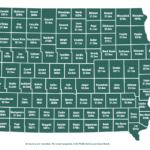 2025 Iowa FCSAmerica Cash-Back Distribution Map
