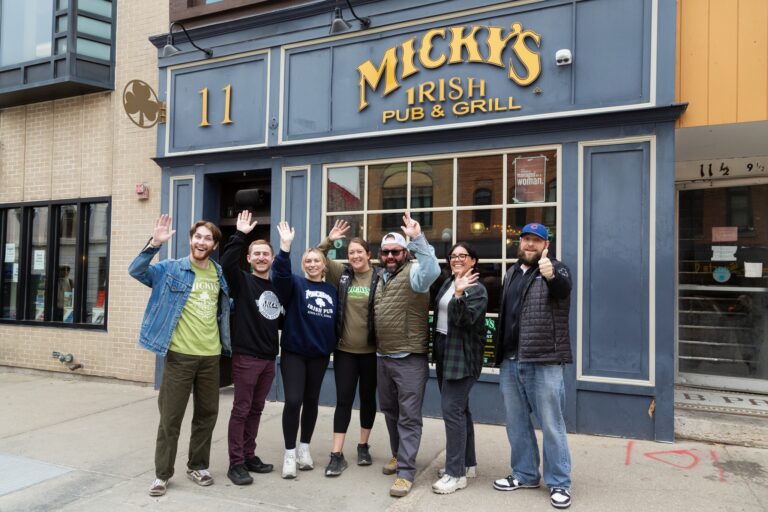 The staff of Micky's Irish Pub. CREDIT ICDD