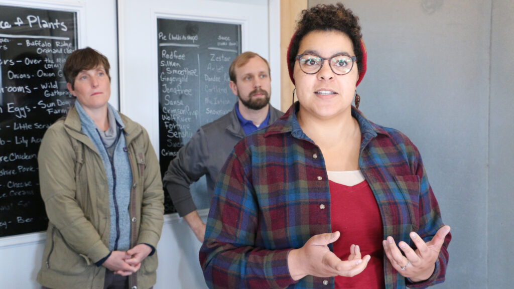 Mari Hunt Wassink Black Earth Produce Iowa food assistance funding