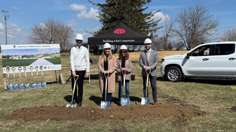 Cedar Valley Humane Society groundbreaking