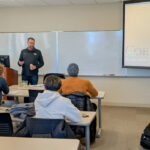 Marty Lenss Coe College aviation class