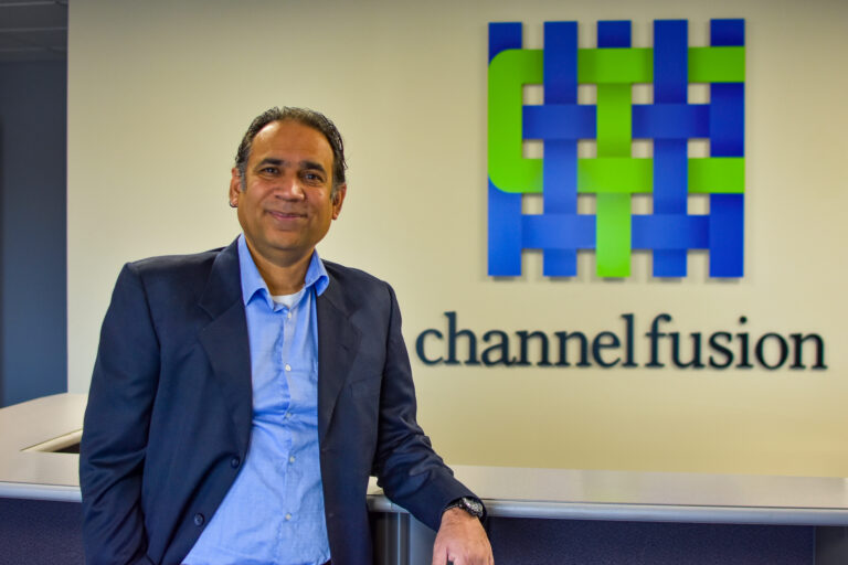 Pankaj Monga, president and CEO of Channel Fusion, pictured at the company’s Hiawatha office. CREDIT ALEXANDRA OLSEN