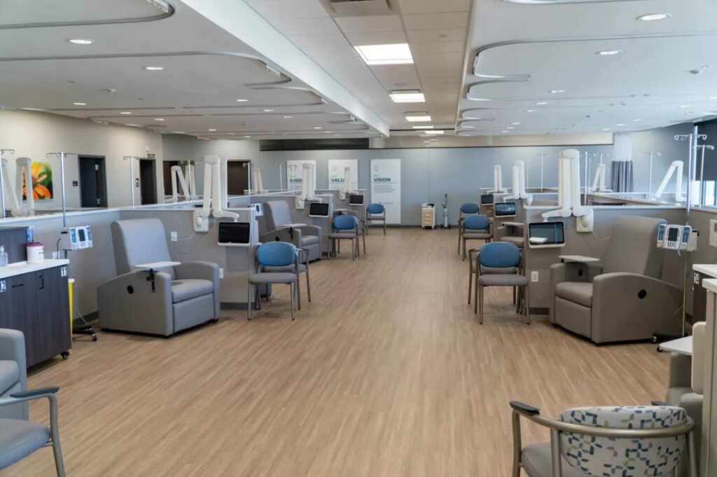 Mission Cancer + Blood, part of University of Iowa Health Care, recently opened a 21,000-square-foot clinic in Waukee.