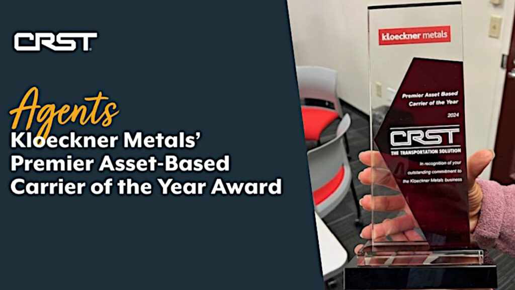CRST Kloeckner Metals award