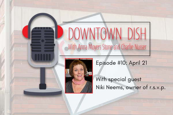 DTD #10 On this episode, hosts Anna and Charlie sit down for a conversation with Niki Neems, Owner of r.s.v.p., the popular boutique paper product shop in Iowa City. Niki shares business insights that blow Charlie's mind, the story behind her longstanding business, and even teaches our hosts how to spell stationery.