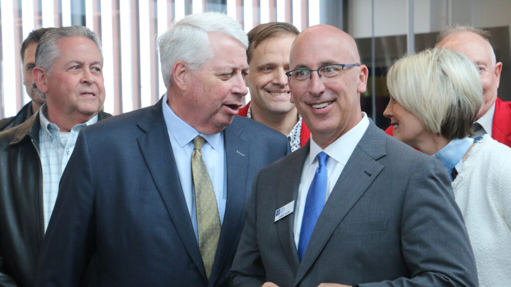 Larry Helling James Klein CRBT new facility