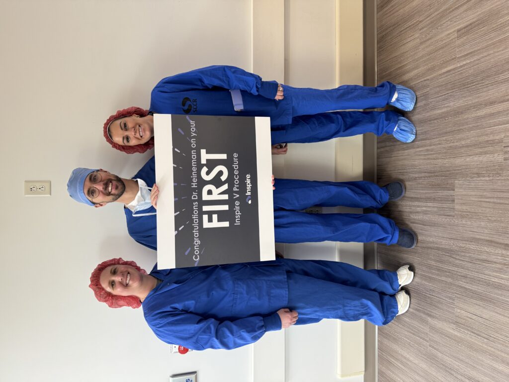 Dr. Thomas Heineman of Physicians’ Clinic of Iowa (PCI) Ear, Nose and Throat was recently selected to implant the Inspire V system sleep apnea