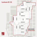 The new ICDD SSMID boundaries would extend north and south, encompassing UI Health Care's Downtown Campus on Market Street.