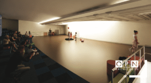 TCR's "Light Box" studio will feature flexible space for children's theater.