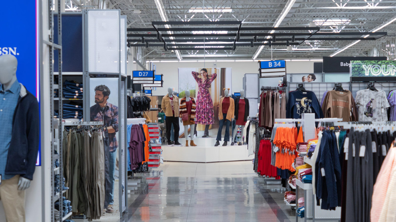 Walmart remodel apparel example