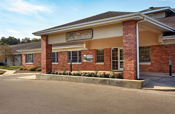 meth-wick-woodlands-exterior-615x400-1 The Woodlands Skilled Nursing Facility, part of the Meth-Wick Community