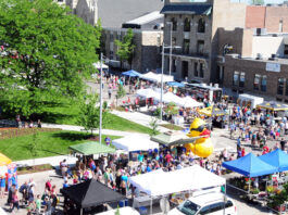 Downtown Farmers Market aerial photo