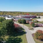 Aerial view of the former Pearson campus at 2510 N. Dodge St. in Iowa City.