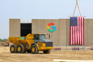 Construction continues at Google’s data center project, near the intersection of 76th Avenue and Edgewood Road SW, Cedar Rapids.