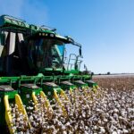 The John Deere CP770 cotton picker.