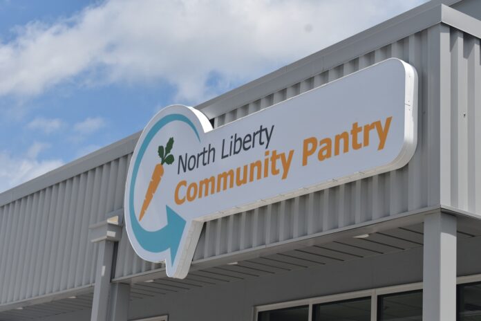 NLCP sign The sign for North Liberty Community Pantry's new facility, located at 350 W. Penn St.