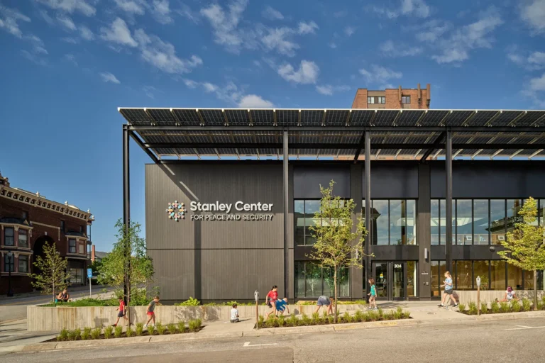 Stanley Center for Peace and Security headquarters building in Muscatine, designed by neumann monson
