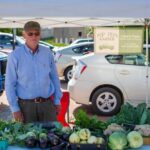 A vendor with the Coralville Farmer's Market