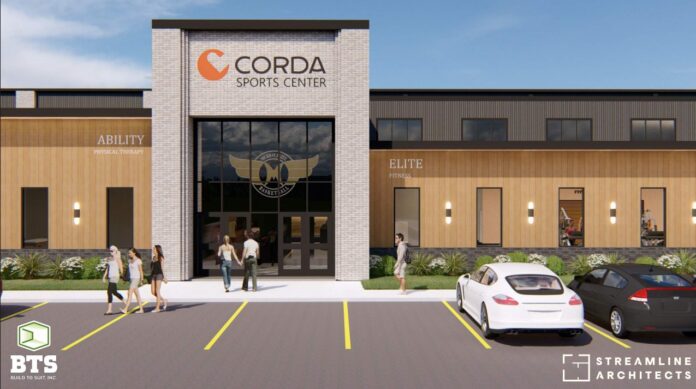 corda sports center A rendering of the future Corda Sports Center.