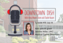 The Downtown Dish: Talking health with Jennifer Miller of UIHC Downtown Dish podcast UIHC Iowa City