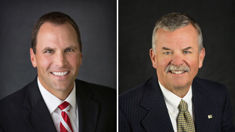Nate Dunn and Mike Dunn with F&M Bank