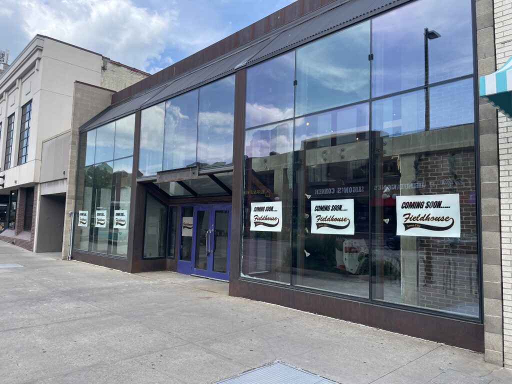 The new location for Fieldhouse Bar at 138 S. Clinton St. The space, currently under construction, formerly housed Active Endeavors.