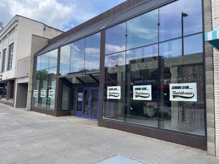 The new location for Fieldhouse Bar at 138 S. Clinton St. The space, currently under construction, formerly housed Active Endeavors.