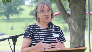 Carole Teator ReLeaf Cedar Rapids derecho commemoration