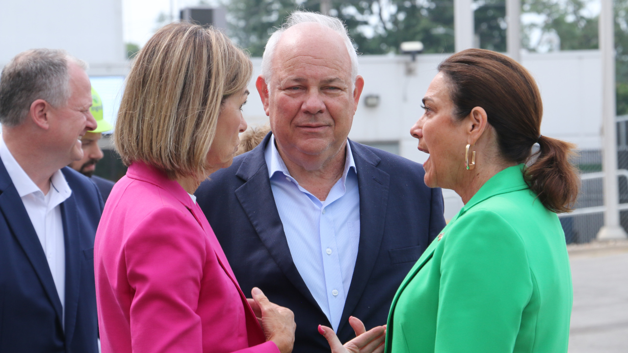 Kim Reynolds Jeff Pomeranz Tiffany O'Donnell Ingredion groundbreaking