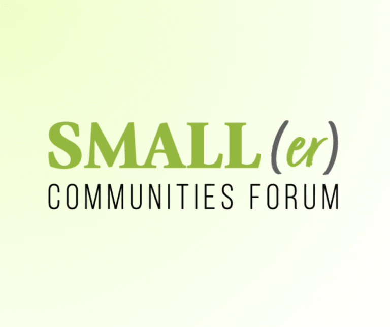 Smaller Communities Forum logo