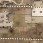 A map of Scarlett Point Subdivision, located between North Dodge and Governor Streets in Iowa City. The plat is the future location for Goosetown Apartments.